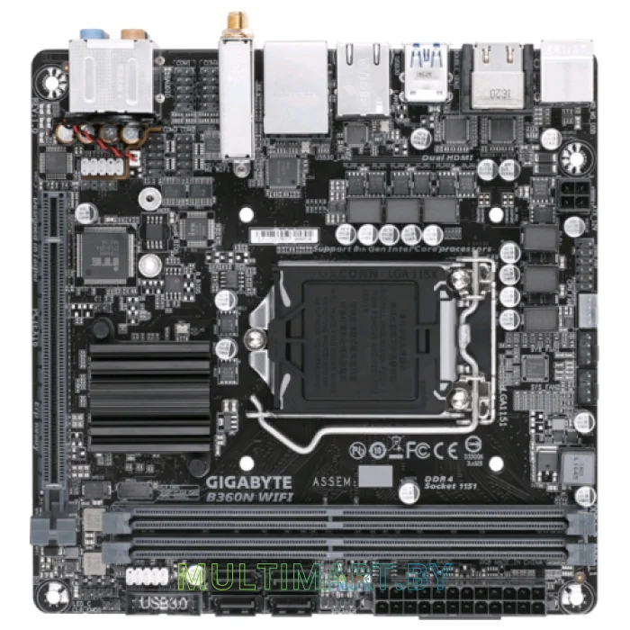 Материнская плата Gigabyte B360N WIFI (rev. 1.0)
